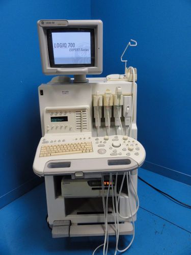 Ge logiq 700 expert ultrasound w/ 618c 348c la39 &amp; s8 probes manual &amp; disks10203 for sale