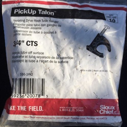 New - Sioux Chief Pick-Up Talon 3/4&#034; 10 pack