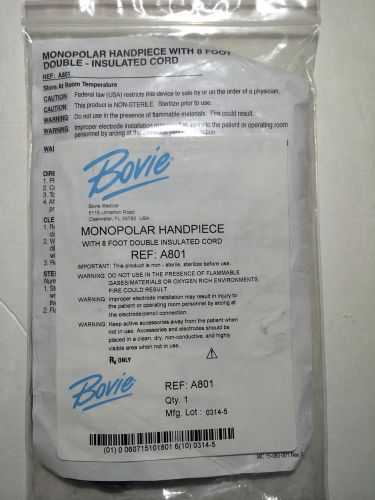 NEW Aaron Bovie Monopolar Handpiece with 8&#039; Double Insulated Cord Ref# A801