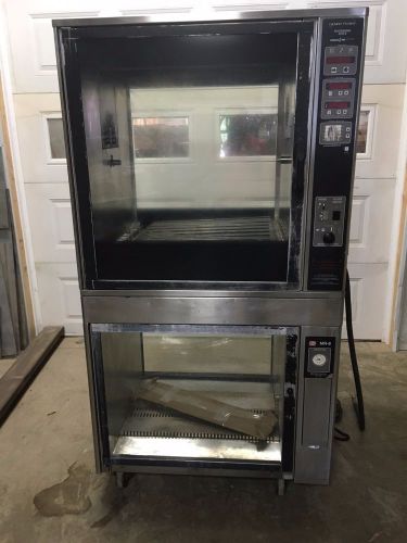 HENNY PENNY SCR-8 ELECTRIC ROTISSERIE CONVECTION OVEN - SPITS INCLUDED
