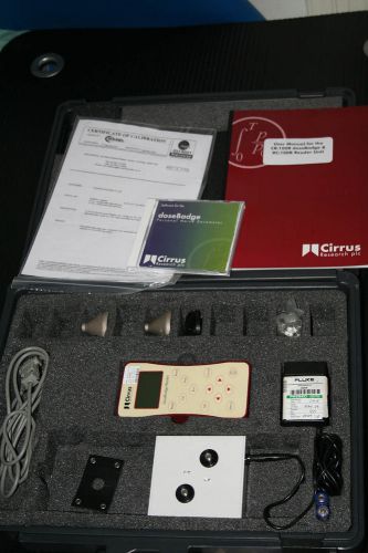 Cirrus Research CR-100B dose badge full kit - dosimeter in excellent condition