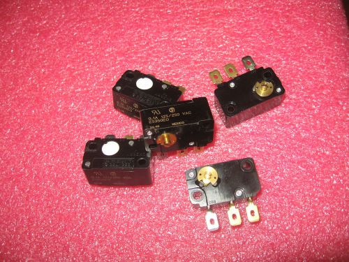 5 UNITS P/N 0E53-50E0 Miniature Low Torque Snap Action Switch E53, 0.1A, 125VAC