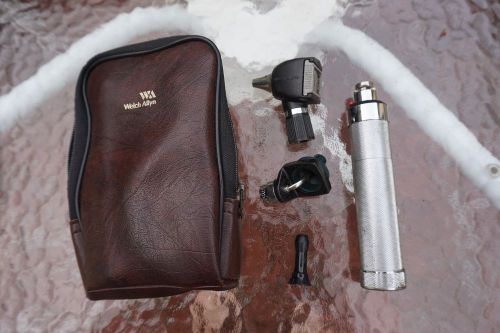 Welch Allyn Otoscope &amp; Ophthalmoscope Diagnostic Set 11710 71050 26500 UNTESTED