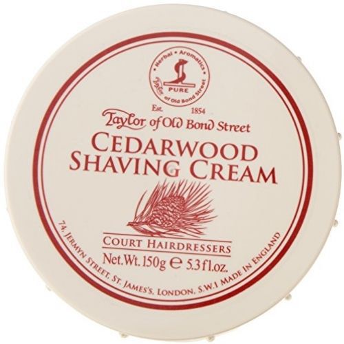Taylor Of Old Bond Cedarwood Shaving Cream, 0.55 Pound