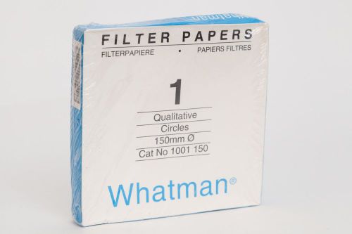 New 100pk whatman grade 1 qualitative filter paper circles 150mm (15cm) 1001-150 for sale