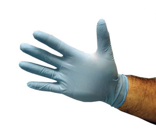 Neogen blue nitrile gloves size large 10 per pack 100% latex free powder free for sale