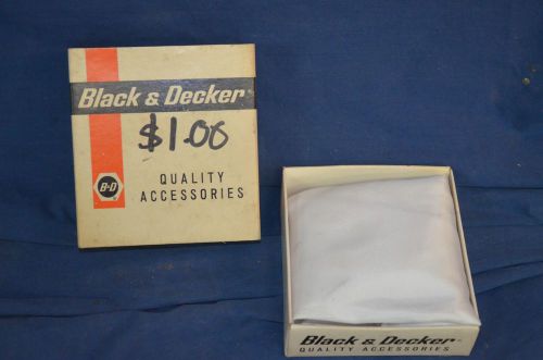 NOS! Black &amp; Decker Dacron Dust Bag for #26 H.D. Vacuum 50307