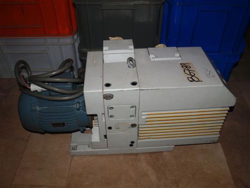 Leybold trivac d65bcs pfpe rotary vane vacuum pump for sale