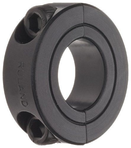 Ruland SP-28-F Two-Piece Clamping Shaft Collar, Black Oxide Steel, 1.750&#034; Bore,