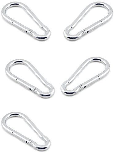 Avianweb (tm) electro galvanized spring snap links - 5 (five) pack - (4.75 for sale