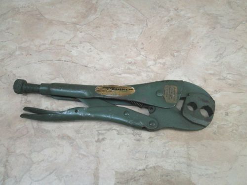 Vintage thermacote vise grip welding swaging crimping pliers 10cr for sale