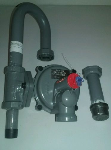 ITRON GAS REGULATOR &amp; FRAME MODEL B-42R-IRV, ORI, 1/4 x 5/16, CL 2&amp;5/2PSIG 15