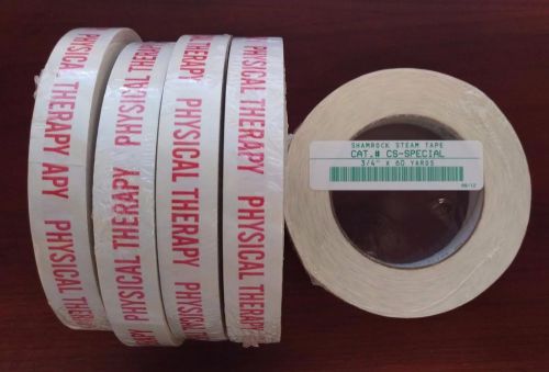 Lot of 5 Rolls SHAMROCK Steam Tape 3/4&#034; x 60yds &#034;Physical Therapy&#034; #CS-Special