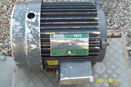 Lincoln 1.5 HP 1155 RPM TEFC 182T 230/460 Electric Motor