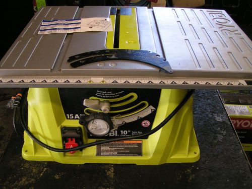 RYOBI 10&#034; ELECTRIC CORDED &#034;PARTS&#034; TABLE SAW W/BLADE- MODEL#RTS10G - &#034;PARTS&#034; UNIT