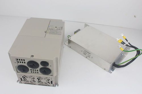 Yaskawa CIMR-V7BC25P5 VS-606V7 5.5kW Inverter w/ Schaffner Filter 200V 3PH