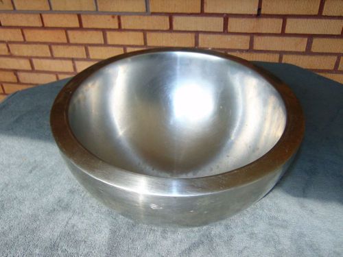 Stainless Steel Double Wall Insulated Mixig Serving Bowl about 8 qt 1&#034; wall Dent