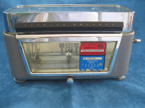 Vintage TORSION BALANCE PHARMACY APOTHECARY SCALE, RX1...Nice Working Condition!
