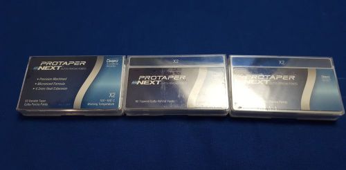Dentslpy Protaper Next Gutta-Percha Points X2- Reference: PTNGPX2 - LOT of 3