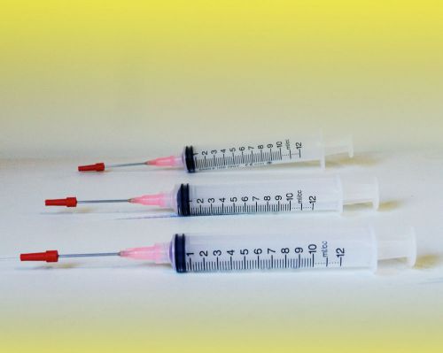 3-10cc Syringes with Stainless Steel Applicators Ideal for Flux