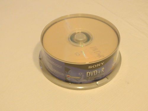 Sony DVD-R 25 pack 120 min 4.7 GB/Go DVD recordable blank 25DPR47LS3 NEW discs