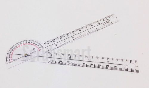 Brand New 6&#034; 180 Degree Protractor Goniometer Fits Nicely in pocket US Seller