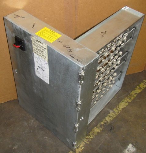Tutco 17h1 dhc6185-31.0-3p 460v 3ph duct heater w/ integral limit controls new for sale