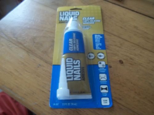 Liquid Nails 2.5 OZ, Clear, Small Projects Adhesive LN-207