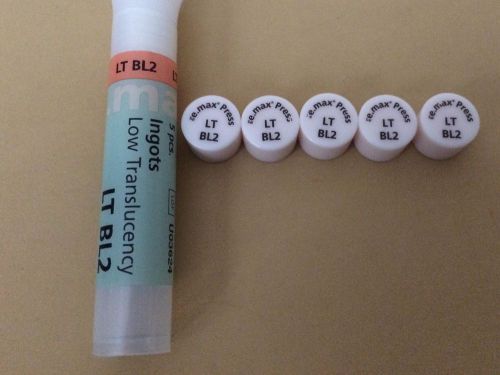 Ivoclar Vivadent e.Max Press LT BL2 Low Translucency QTY 5 Ingots