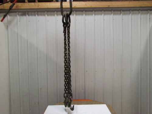 Campbell 1/2&#034;x6&#039; 4-Leg Chain Sling Master Link Sling Hooks Grade 80 WLL 31200Lb