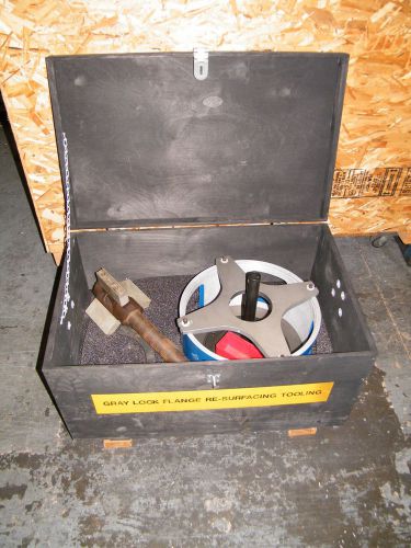 Efco lock vacuum flange resurfacing tool kit tooling seal facer facing for sale