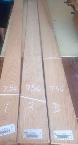 Wood Red Oak   Veneer  3 bundles  total 89 pcs  RAW VENEER  N756.