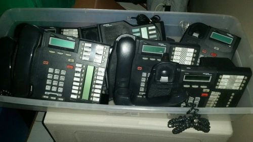 7 Nortel Avaya T7316e with handsets 1 nortel t7100