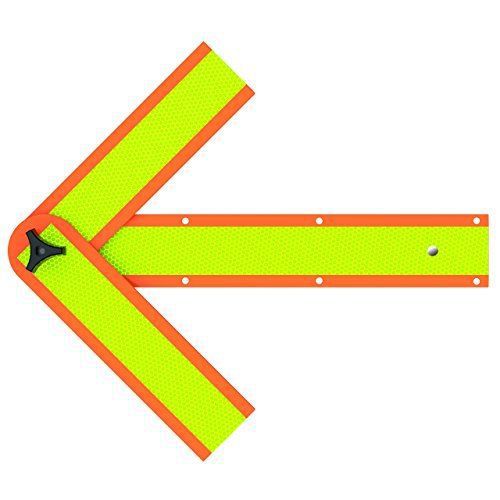 Deflecto roadside emergency reflective safety arrow, magnetic and mountable, 18&#034; for sale