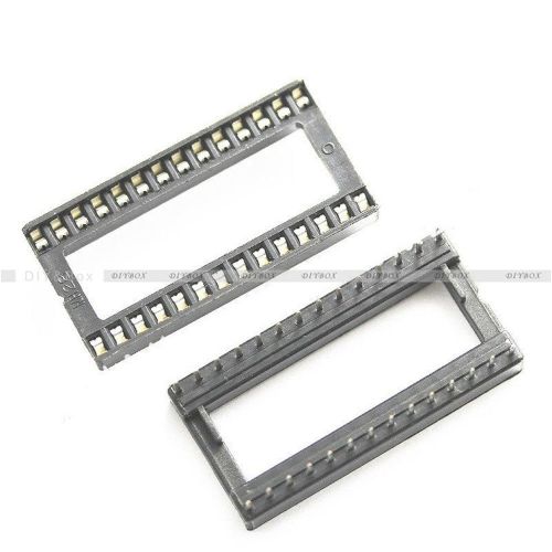 5PCS 28 PIN DIP IC Sockets Adaptor Solder Type Wide D