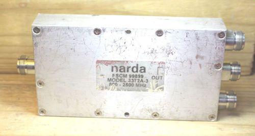 NARDA 3372A-3 POWER DIVIDER/COMBINER 800 - 2500 MHz