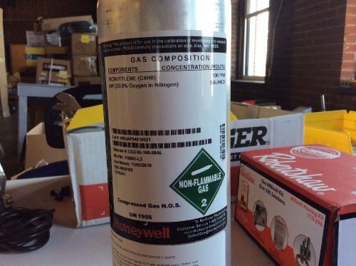 Calibration gas, 100 ppm isobutylene, 58l new, free ship, #12d# for sale
