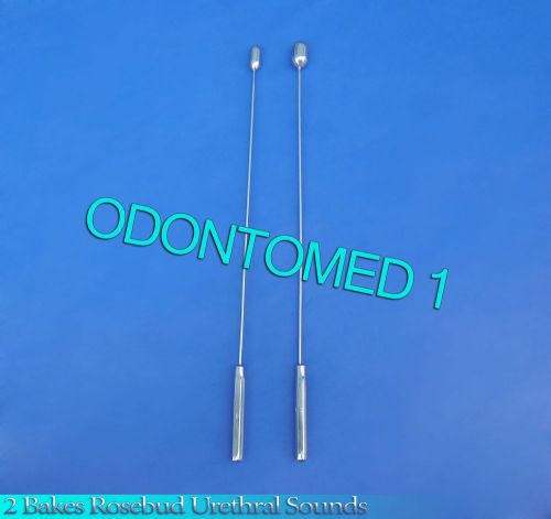 2 Pcs Bakes Rosebud Urethral Sounds 10mm+13mm