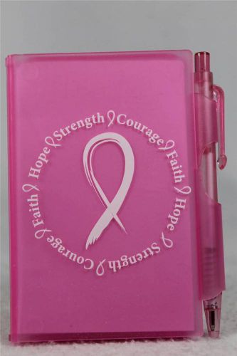 Ribbon Of Courage-Breast Cancer Awareness W/Words Paper Note Pad #BCA-GTDM NEW
