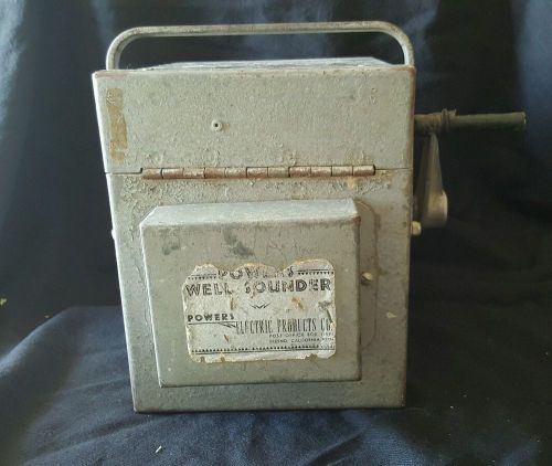 Vintage Powers Water Well Sounder Depth Gauge Water M-Scope Electric Products Co