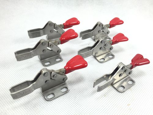 (Lot of 6) De-Sta-Co 206-SS, 2.75&#034; Horizontal Holding Clamp, 100lb