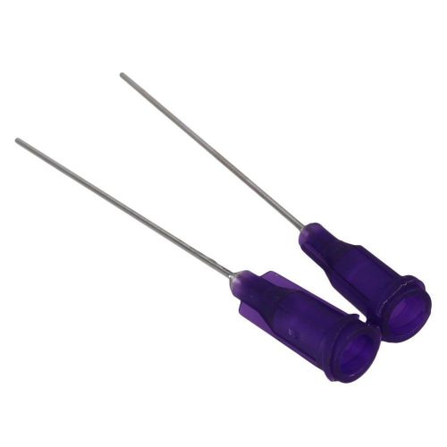 100pcs 1.5 inch 21ga blunt dispensing needles adhesive glue syringe needle tips for sale