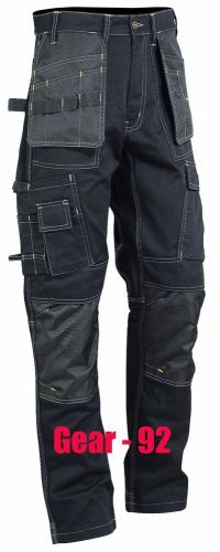 Work trouser black with multi pockets,knee pockets,designed as dewalt, gear-92 for sale