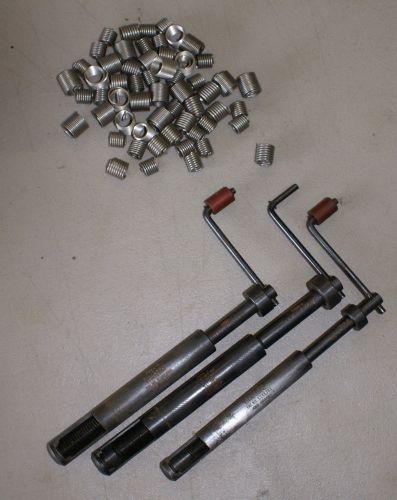 Machinist tool: 3 heli-coil insert tools &amp; heli-coil inserts for sale