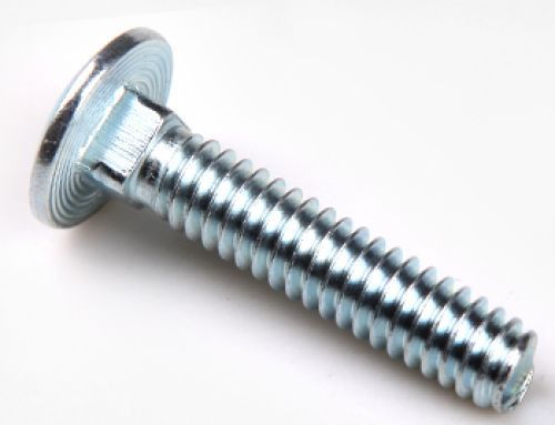 1/4-20 x 2 round head square neck carriage bolt full thread steel zinc for sale