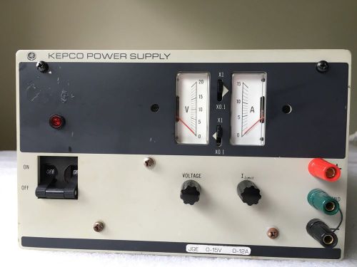 Kepco JQE 15-12M 0-15V 0-12A DC Power Supply JQE15-12M