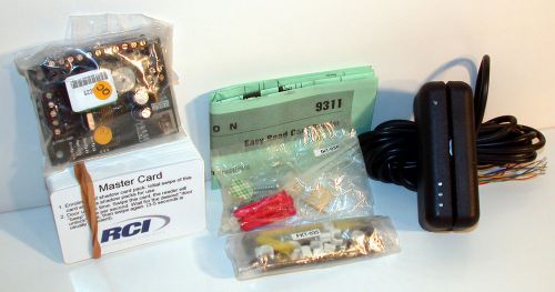 Rci 9311mrkb lock mode &amp; master card magstripe card reader &amp; controller 100 prox for sale