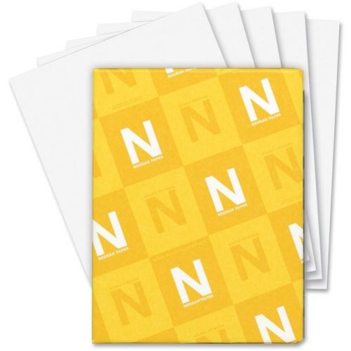 Wausau Astrobrights Colored Card Stock, 65lb, Stardust White, Letter, 250 Sheets