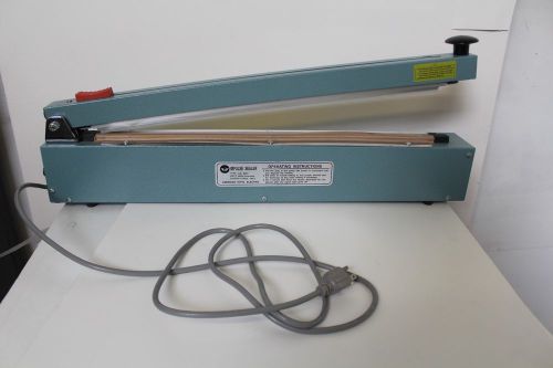 AIE-500C - 20 Inch Hand Impulse Sealer with 2mm Seal and Cutter