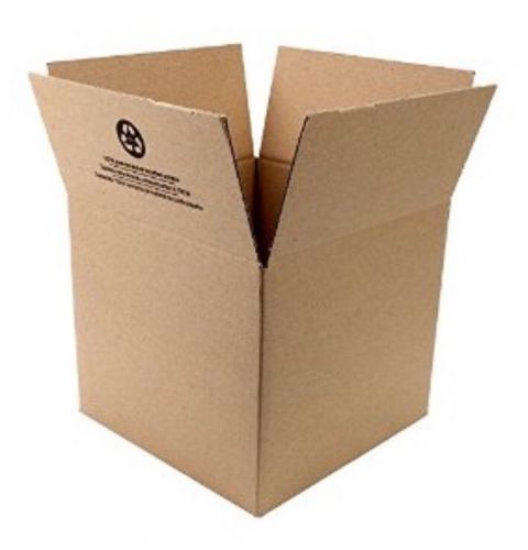 NEW Duck Brand Kraft Shipping Boxes, 12&#034;x12&#034;x10.5&#034; 6-Pack Sales Packages